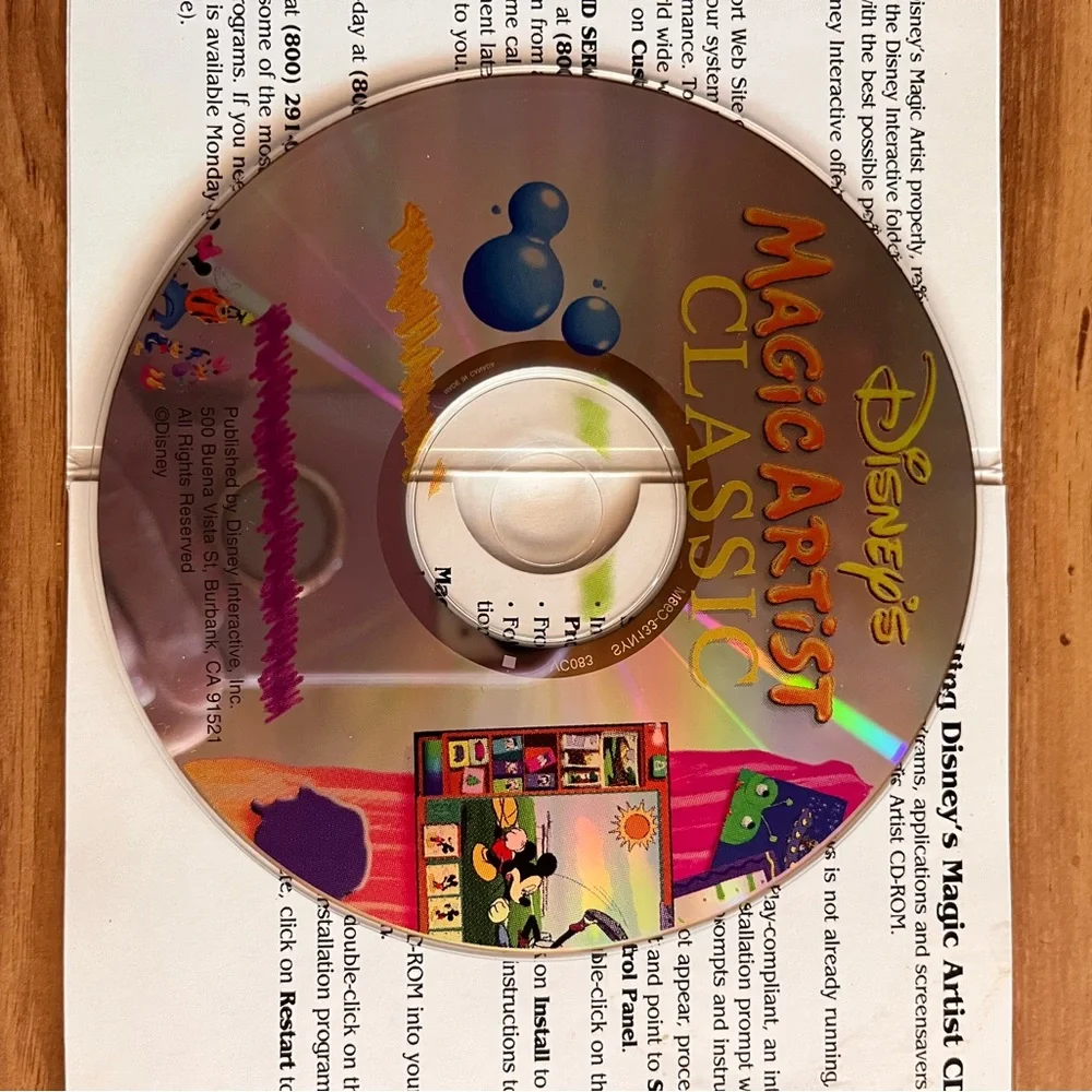 🩷3/$15 Disney Magic Artist Classic PC Game